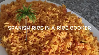 BEST SPANISH RICE IN A RICE COOKER