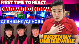 From Saudi Reacts to дианаанкудинова DIANA ANKUDINOVA - WAY DOWN WE GO / REACTION