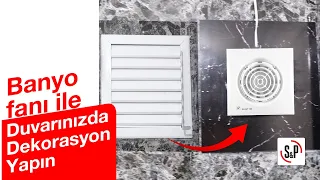 Banyo fanı ile duvarınızda dekorasyon yapın. SILENT 100 CZ banyo fanı montajı nasıl yapılır?