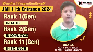 Ayan Sk | JMI 11th Entrance Rank 1, 2 & 11 | General Category From Image Classes