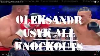 Watching streetbeefs | Oleksandr Usyk All Knockouts 16-0