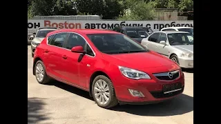 Opel Astra, 2012, 1.4 Turbo AT (140 л.с.), красный, Обзор Автосалон Boston От Сергея Бабинова