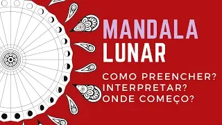 Mandala Lunar: Como Preencher