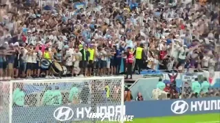Argentina vs Australia  first goal fans reaction