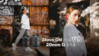 Sony 20mm f1.8 vs 24mm f1.4 Which one is better Prime Lens