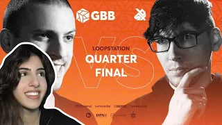 NME VS BREZ | GRAND BEATBOX BATTLE 2019 | LOOPSTATION 1/4 FINAL | REACTION | CHRISMEELOVE )