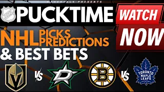 NHL Playoffs Predictions and Best Bets | Bruins vs Maple Leafs | Kings vs Oilers | PuckTime Apr 24