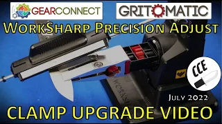 BEST UPGRADE - CLAMP on the Work Sharp Precision Adjust - Thanks to GearConnect and Gritomatic.com