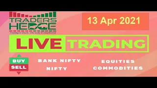 13 APR Bank Nifty & Nifty #LiveTrading #Nifty #BankNifty Live Analysis #priceaction #tradershedge