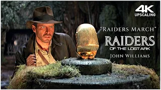 Indiana Jones Raiders of the Lost Ark "Raiders March" John Williams, 4K Up-scaling & HQ Sound