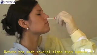 SARS COV 2 Antigen test kit operation video（NP)
