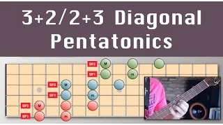 3+2 Diagonal Pentatonics (Guitar Scales Lesson)