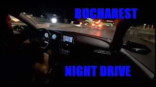 Hyundai ELANTRA 2021 - BUCHAREST NIGHT DRIVE - ASMR (no talking, just driving)