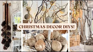 CHRISTMAS DIY DECOR ~ HIGH-END CHRISTMAS DECOR ~ HOME DECOR ON A BUDGET ~ Christmas Decorating Ep1