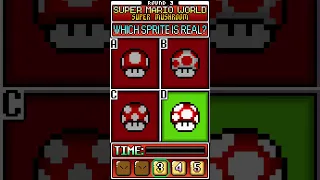 Which Sprite Is REAL? Super Mario World Edition #shorts