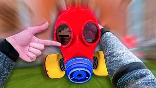 I PUT ON A GAS MASK from the PLAYTIME 3 BUTT and CONDUCTED ILLEGAL Experiments on MYSELF in MK!