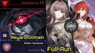 Conundrum Lv.12 Herta & Himeko Erudition Path Walker Symbiosis Dice Full Run