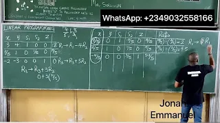 Simplex Method of Solving Linear Programming #simplexmethod #linearprogramming