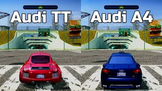 NFS Most Wanted: Audi TT vs Audi A4 - Drag Race