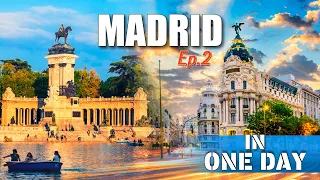 Tour of Madrid WHAT to see in Madrid in one day | From Puerta de Sol to Retiro Park Ep.2 | 4k 50p