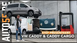 Stef presenteert nieuwe VW Caddy en VW Caddy Cargo