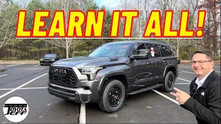 Learn All About 2023 Sequoia TRD Pro - Review & Tutorial!