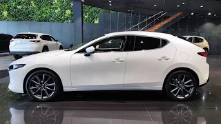 New MAZDA 3 2024 - White Color - Interior and Exterior Review