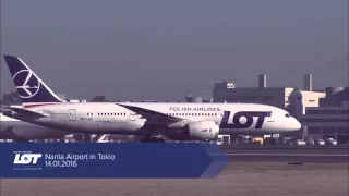 First flight to Tokyo operated by LOT Polish Airlines