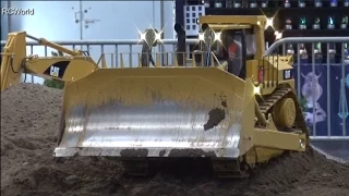 XXL Construction Site Baustelle RC Dozer Dumper ♦ Modell Hobby Spiel Leipzig 2015 Modellbaumesse