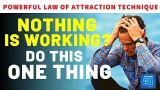 Powerful Law of Attraction Technique  ✅  Do This One Thing If Nothing Else Is Working