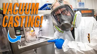 Adam Savage Learns Vacuum Casting for Props!