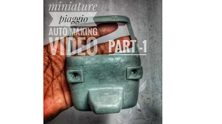 PIAGGIO AUTO MINIATURE MODEL FRONT PORTION MAKING VIDEO |PART -1|B3 MINIATURE STUDIO |