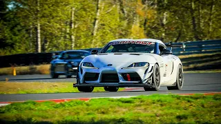 Supra 1:42's and point bys at Ridge Motorsports Park