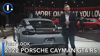 2022 Porsche Cayman GT4 RS: First Look (Up-Close Details)