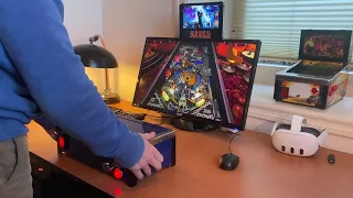 PinStation desktop pinball controller force feedback features