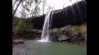 Holmes Chapel Falls in Bankhead Forest Alabama