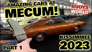 AMAZING COLLECTOR CARS AT MECUM  KISSIMMEE 2023    PART 1