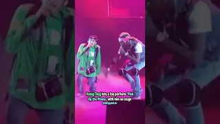 Young Thug Lets a Fan Perform With Him on Stage 💯