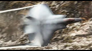 MACH LOOP - LAKENHEATH F35's FIRST VISIT 4K