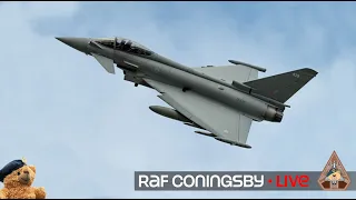LIVE FIGHTER JET ACTION  EUROFIGHTER TYPHOON FGR4 • TED HQ QRA STATION RAF CONINGSBY 01.08.23
