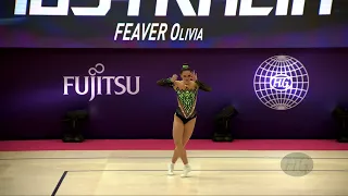 FEAVER Olivia (AUS) - 2022 Aerobic Worlds, Guimaraes (POR) - Individual Women Qualifications