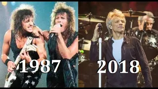 Bon Jovi - Livin on a Prayer 1987-2018 voice change