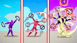 EVOLUTION OF ULTIMATE CHAKRAM SENSEI | TABS - Totally Accurate Battle Simulator