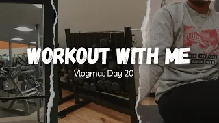 Vlogmas Day 20| Work out with me | Glute day + Abs
