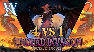 Age of Wonders 4 | 4 vs 1 - Undead Invasion #2