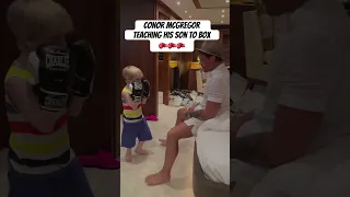 🙏🥊 CONOR MCGREGOR TEACHING HIS SON TO BOX