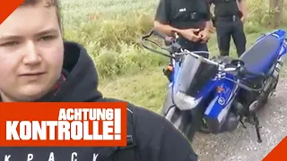 Illegale Spiegel! Umgebaute Enduro Supermoto in Polizeikontrolle | Achtung Kontrolle | Kabel Eins