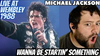 Wanna Be Startin' Somethin' - Michael Jackson | LIVE AT WEMBLEY REACTION