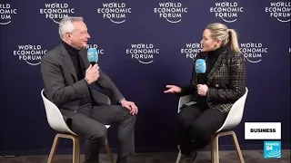 Davos 2023: French finance minister defends pension reform plan • FRANCE 24 English