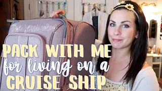 Pack with me for life at sea! ☆ What I'm packing for living on a cruise ship!